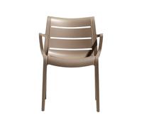 Chaise de Jardin 4 Pieds Avec Accoudoirs Scab Sunset 2329 15 Gris tourterelle