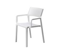 Chaise de Jardin 4 Pieds Empilable Avec Accoudoirs Nardi Trill Armchair 40250.00.000 Bianco