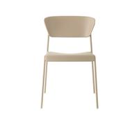 Chaise de Jardin 4 Pieds Empilable Sans Accoudoirs Scab Lisa Technopolymère 2865 VT 15 Gris tourterelle