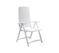 Chaise de Jardin 4 Pieds Pliable Avec Accoudoirs Nardi Darsena 40316.00.000 Bianco