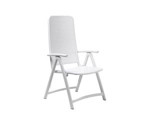 Chaise de Jardin 4 Pieds Pliable Avec Accoudoirs Nardi Darsena 40316.00.000 Bianco