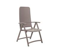 Chaise de Jardin 4 Pieds Pliable Avec Accoudoirs Nardi Darsena 40316.10.000 Tortora