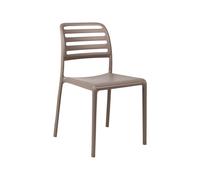 Chaise de Jardin 4 Pieds Sans Accoudoirs Nardi Costa Bistrot 40245.10.000.06 Tortora