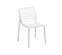 Chaise de Jardin 4 Pieds Sans Accoudoirs Nardi Doga Bistrot 40255.00.000 Bianco