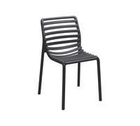 Chaise de Jardin 4 Pieds Sans Accoudoirs Nardi Doga Bistrot 40255.02.000 Antracite