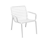 NARDI set de 2 fauteuils pour extrieur DOGA RELAX (Blanc - Polypropylne PRV)