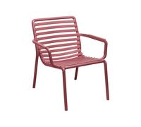 NARDI set de 2 fauteuils pour extérieur DOGA RELAX (Marsala - Polypropylène PRV)