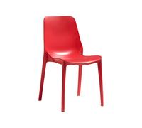 Chaise de Jardin 4 Pieds Sans Accoudoirs Scab Ginevra 2334 42 Rouge géranium