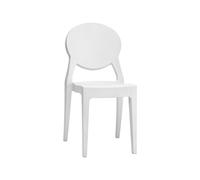 Chaise de Jardin 4 Pieds Sans Accoudoirs Scab Igloo Chair 2357 310 Blanc plein