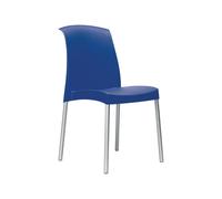Chaise de Jardin 4 Pieds Sans Accoudoirs Scab Jenny 2078 Bleu