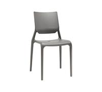 Chaise de Jardin 4 Pieds Sans Accoudoirs Scab Sirio 2319 86 Graphite