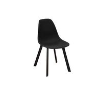 Proloisirs - Chaises d'extérieur aluminium et résine Jato (Lot de 4) noir Noir G