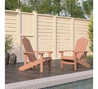 Chaise de Jardin Adirondack avec Table PEHD Bleu Aqua Siège Terrasse vidaXL