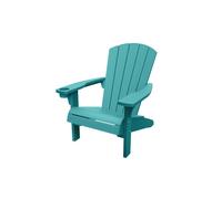 Chaise de jardin Adirondack - Bleu turquoise - Style bois -KETER