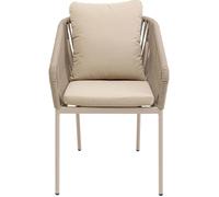 Chaise de jardin avec accoudoirs Cyprus beige Kare Design