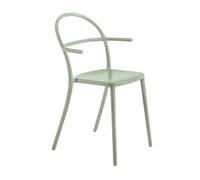 Kartell Chaise de jardin avec accoudoirs Generic C vert sauge PxPxH 52x51x83,5cm