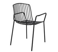 Chaise de jardin avec accoudoirs Mori LxWxH 56x58x82cm