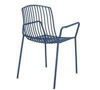 Chaise de jardin avec accoudoirs Mori LxWxH 56x58x82cm