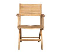 Chaise de jardin avec accoudoirs pliable Flip WxHxD 56x85x58cm
