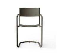 Chaise de Salle à Manger NINE Sine avec Accoudoirs, Vert Foncé