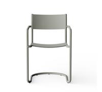 Chaise de Salle à Manger NINE Sine avec Accoudoirs Gris