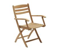 Chaise de jardin avec accoudoirs Skagerak Selandia WxHxD 56x88x58cm