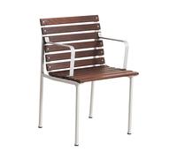 Chaise de jardin avec accoudoirs Traverse aluminium base