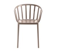 Kartell Chaise avec accoudoirs Venice - taupe