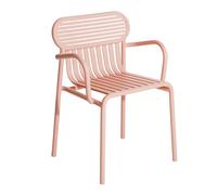 Petite Friture Chaise de jardin avec accoudoirs Week-End Bridge blush PxPxH 50x57x77cm