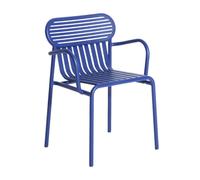 Petite Friture WEEK-END Chaise avec Accoudoirs Bleu