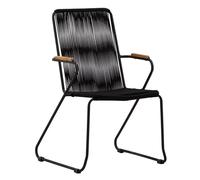 Chaise de Jardin "Barton" 82cm Noir