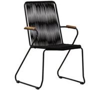 Chaise de Jardin "Barton" 82cm Noir