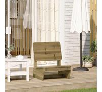 Chaise de jardin blanc 60x64x70,5 cm bois de pin massif siège de jardin vidaXL