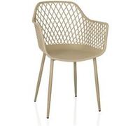 BEGIO L - Chaise d'extérieur Beige