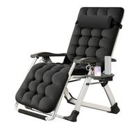 Chaise de jardin chaise longue pliante Divit SR11 Bain de soleil avec support métal noir