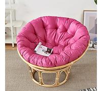 Chaise de jardin - Coussin rond rembourré rembourré épais rempli d'œufs pour intérieur ou extérieur Motif rose 160 x 160 cm pour un confort et une relaxation ultimes