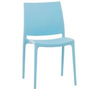 Chaise de jardin design Maya , Bleu clair