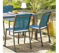 Hespéride Chaise extérieure Essentia bleu canard/graphite – bleu G