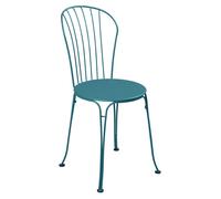 Chaise de jardin empilable FERMOB Opéra + - Bleu Acapulco