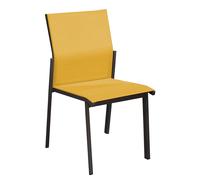Chaise de jardin empilable aluminium et toile - Delia