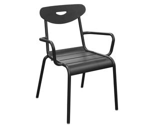 Chaise de jardin empilable Proloisirs Smiley - Graphite