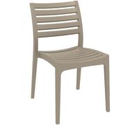 Chaise De Jardin Empilable R¿Sistante Aux Uv En Plastique Boue