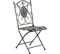 Chaise de jardin en métal Sibell , Bronze Bronze G