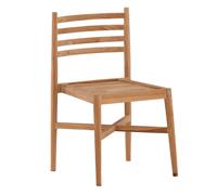 Chaise de Jardin en Teck Kenya 80cm Naturel Bois G
