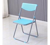 Chaise de Jardin Exterieur, Chaise de Camping Pliable Confortable et Respirante, Capacité de Charge de 350 Livres, Adaptée au Bureau D'affaires, Aux Études en Dortoir, Aux Formations en Conférence(Blu