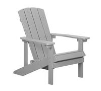 Chaise De Jardin Gris Clair Adirondack Gris