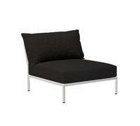 Chaise de jardin Level 2 structure blanc cassé powder-coated aluminum frame
