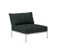 Chaise de jardin Level 2 structure blanc cassé powder-coated aluminum frame