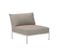 Chaise de jardin Level 2 structure blanc cassé powder-coated aluminum frame