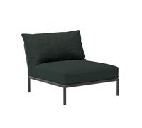 Chaise de jardin Level 2 structure gris foncé powder-coated aluminum frame